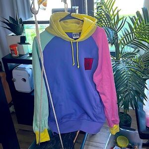 Teddy Fresh original color block hoodie brand new never worn